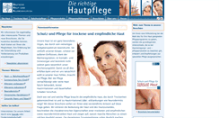 Desktop Screenshot of dha-hautpflege.de